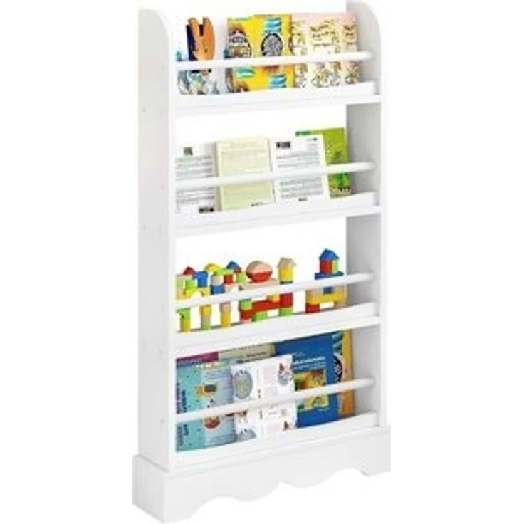 EUGAD Bücherregal, 1-tlg, Kinderregal mit 4 Ebenen aus Holzwerkstoff – Bild 6