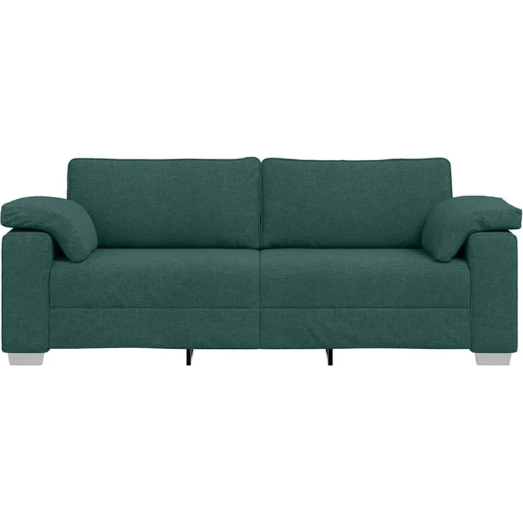 vidaXL 3-Sitzer-Sofa Dunkelgrün 220 cm Stoff 4105242 – Bild 5