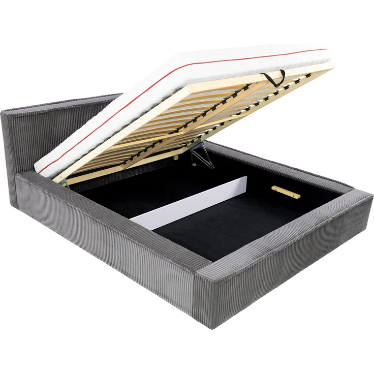 Polsterbett mit bettkasten Gerozza, Stoff: Cord (Top Sztruks 02, 140 x 200 cm) – Bild 6