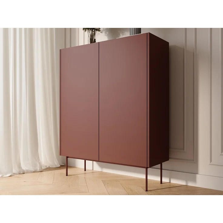 GrainGold Kommode Drevo (Set, Kommode, Metallfüße), Breite 97 cm, Metallbeine, Laminierte Platte, Modern Stil – Bild 3