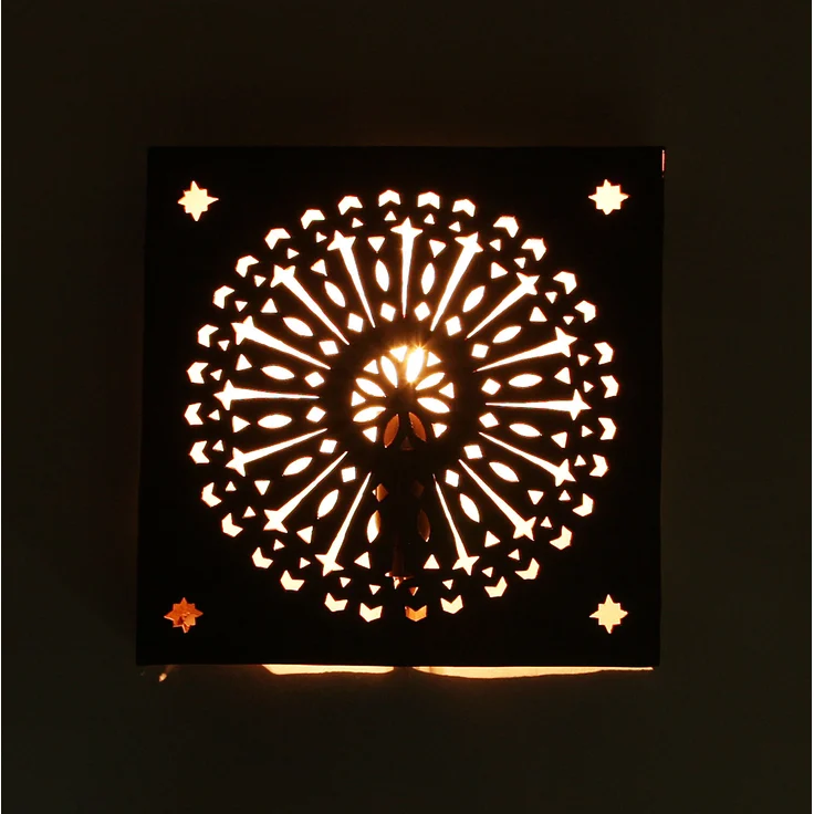 Orientalische Eisen Wandlampe EWL36 – Bild 5