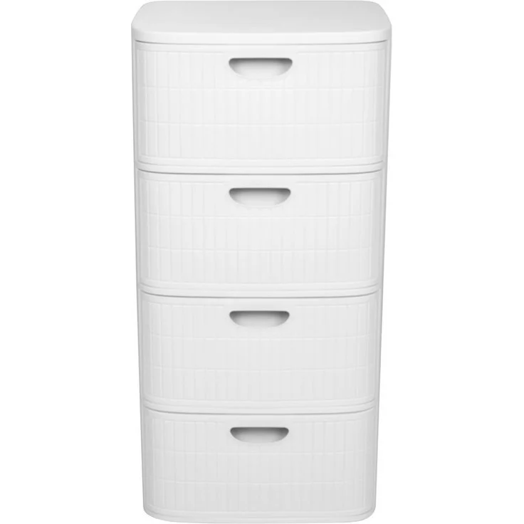 Kreher Rollcontainer 'Domus' mit 4 Schüben aus Kunststoff, rollbar (Farbe wählbar) – Bild 2