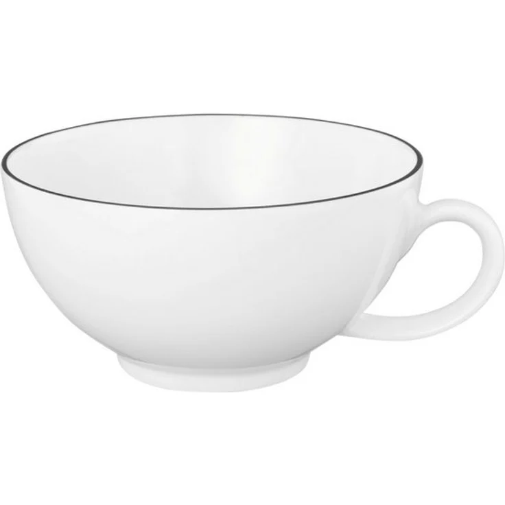 Seltmann Weiden Tasse Lido Black Line, 1-tlg, Porzellan, Teeobertasse 0,20 l – Bild 2