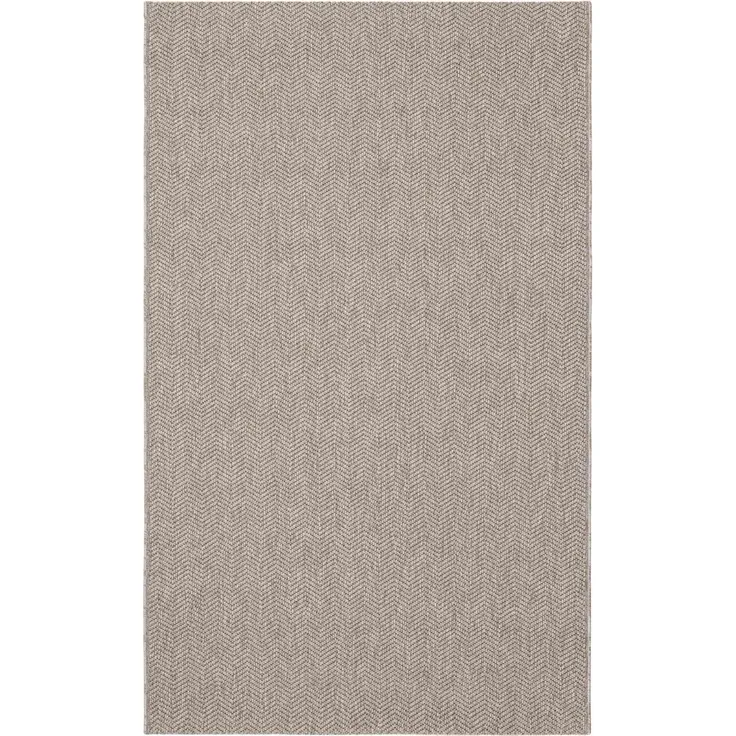 Moderner Naturteppich 97 x 200 cm Polypropylen Beige 88778175 [en. casa]