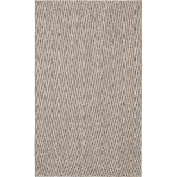 Moderner Naturteppich 97 x 200 cm Polypropylen Beige 88778175 [en. casa] – Bild 1