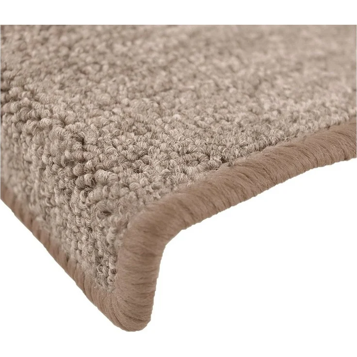 Beautissu Stufenmatte Treppenstufenmatten ProStair, 55x15 cm, 15 Stück, Sand, Halbrund, Höhe: 4 mm, Stufenmatten Selbstklebend Innen Treppenmatten Stufenmatte – Bild 3