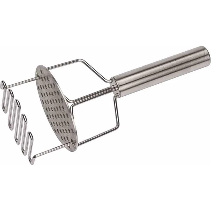 Edelstahl Kartoffelstampfer Kartoffelpresse Gemüsestampfer Kartoffelquetsche – Bild 1