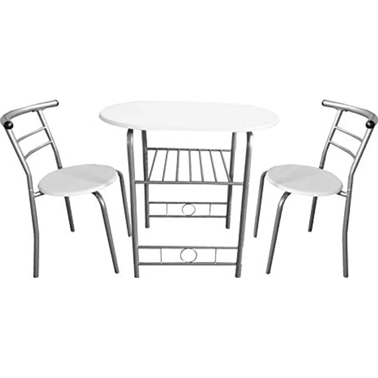 HTI-Line Küchentisch Tischgruppe Merit (Set, 3-St, 1 Tisch, 2 Stühle), Essgruppe 1 Tisch 2 Stühle – Bild 2