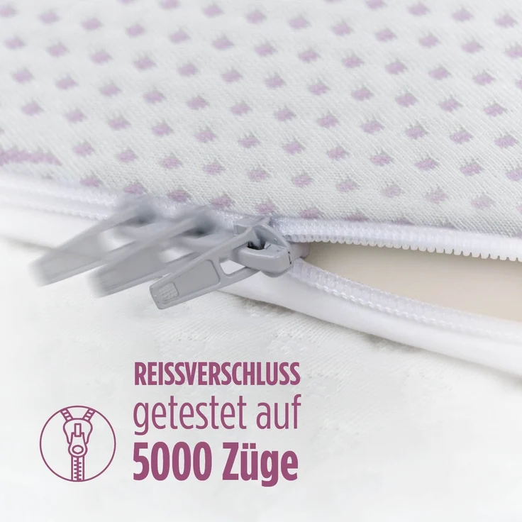 Matratzenauflage Erhöhen den Schlafkomfort mit ViscoCell Memory-Schaum Matratzenauflage Vitapur weiß (H 3.5 x T 200 x B 120 cm) – Bild 9