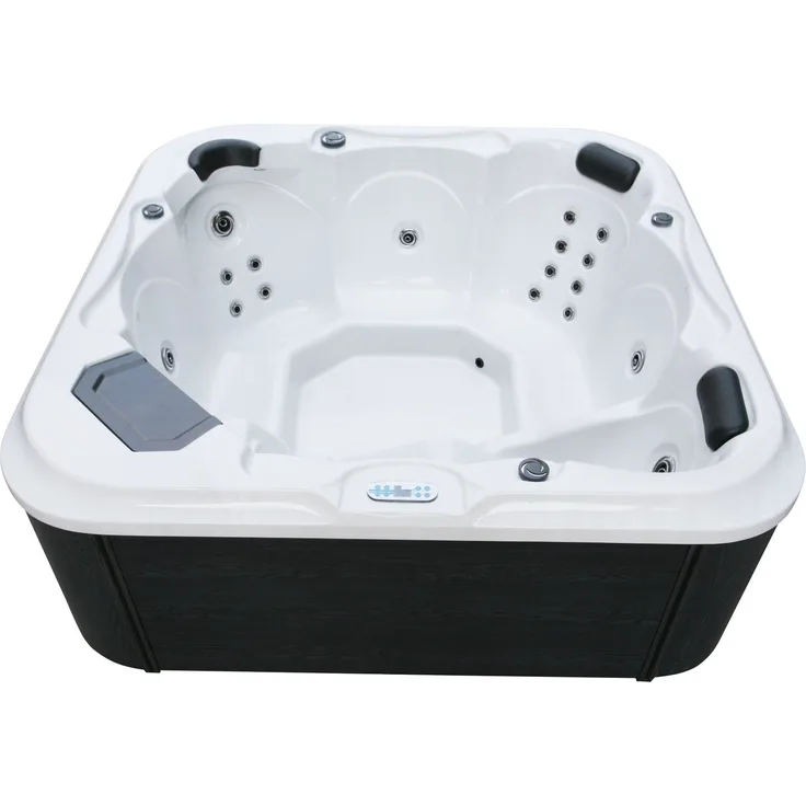 OUTDOORPOOL TIROL +AD +ST sterling silver 210x210x80 cm
