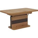 'Gustav' Couchtisch, Artisan Eiche/ Anthrazit, ausziehbar und höhenverstellbar