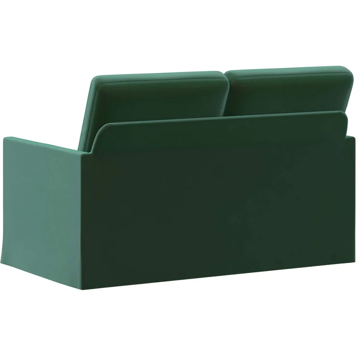 vidaXL 2-Sitzer Sofa Dunkelgrün 130 x 81 x 82 cm Samt (V) 42041056 – Bild 4