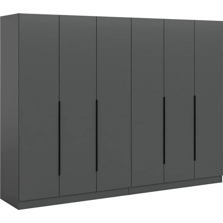 Home affaire Schrank-Set Skarde moderner Kleiderschrank Schlafzimmerschrank Otto´s Choice, (1-St, wähle deine beste Schrank Kombination), Skarde Kleiderschrank 240 cm, 2 Kleiderstangen und 8 Böden – Bild 4