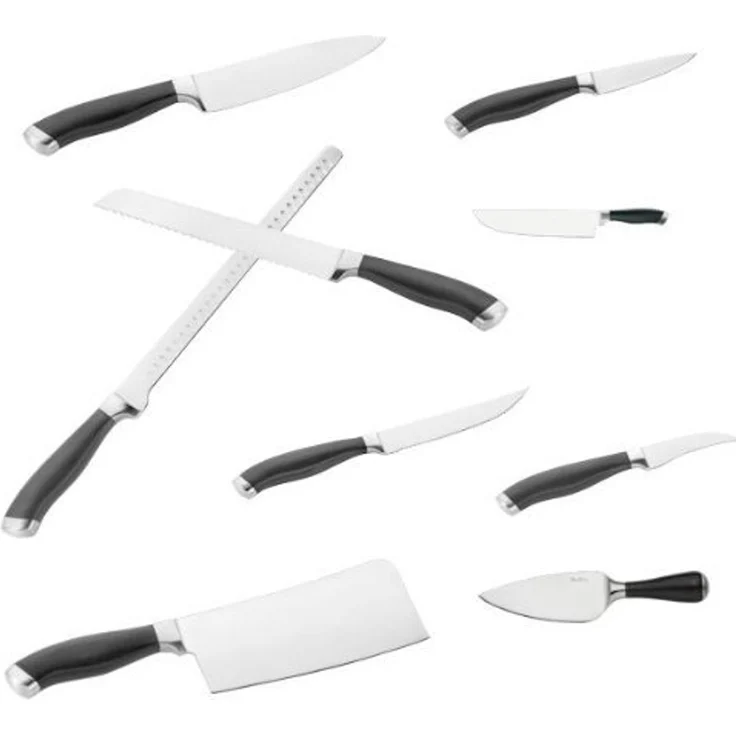 PINTINOX Hackmesser Coltelli Professional, Edelstahl/Kunststoff, Klingenlänge 18 cm, spülmaschinengeeignet – Bild 2