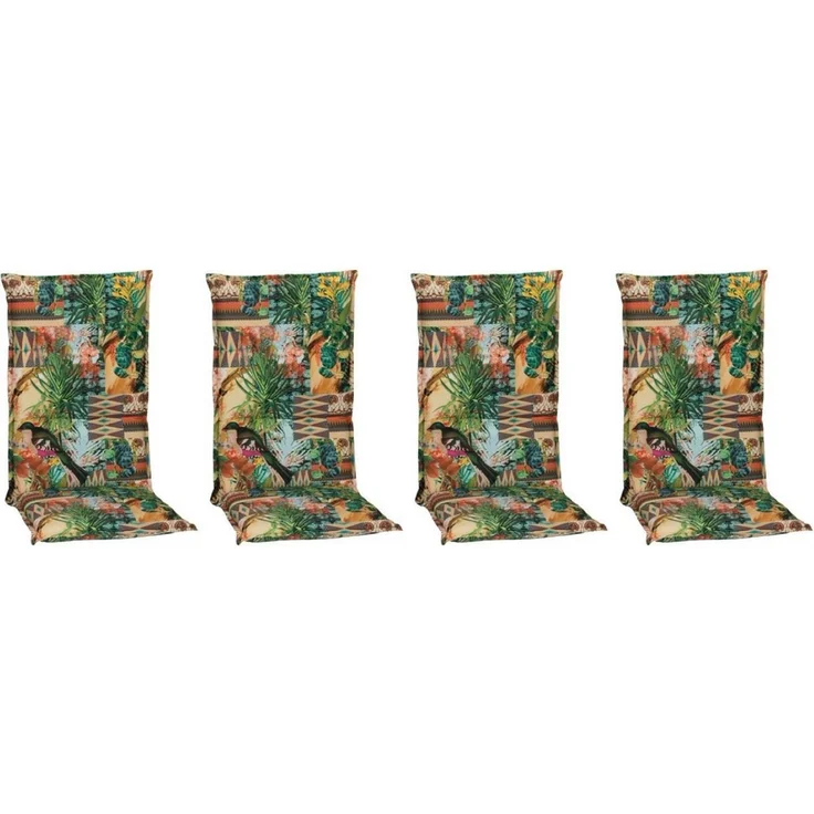 beo Polsterauflage Saumauflage Hochlehner Turin im Set, (Set), Gartenstuhlauflage, Sitzauflage, Sitzkissen Outdoor, 118 x 46 x 8 cm – Bild 1