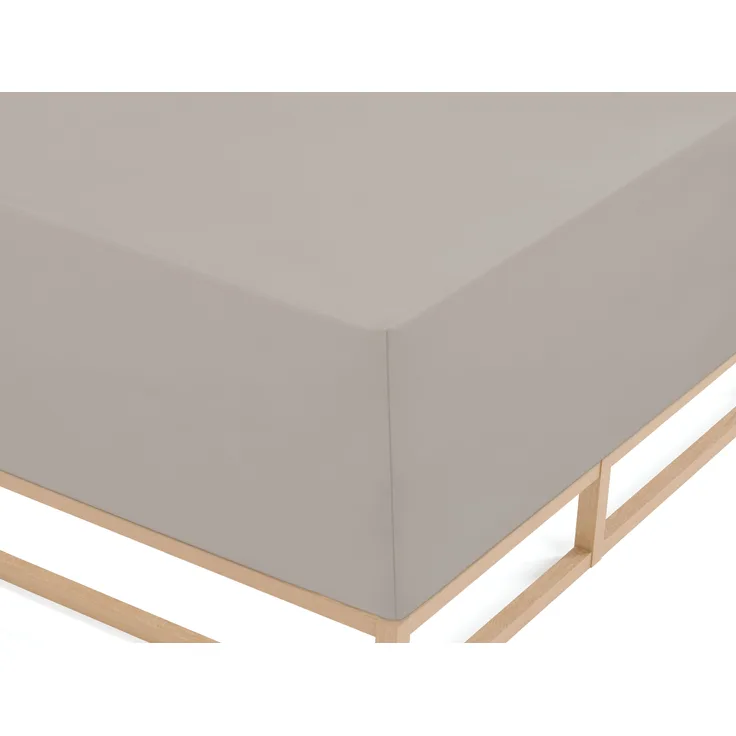 biberna Jersey-Elastic-Boxspring-Spannbetttuch, sturmgrau, 1 x 90 x 190 cm - 100x220 cm