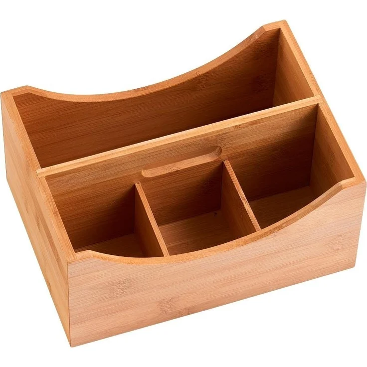 ZELLER Ordnungsbox 13336 mit Griff, Bambus und MDF / Organizer – Bild 2