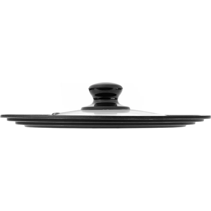 KADAX Universaldeckel 16/18/20 cm, Universal Deckel für Töpfe & Pfannen, Pfannendeckel, Glasdeckel mit Silikonrand und Dampfloch, Topfdeckel (Glanzschwarz) – Bild 9