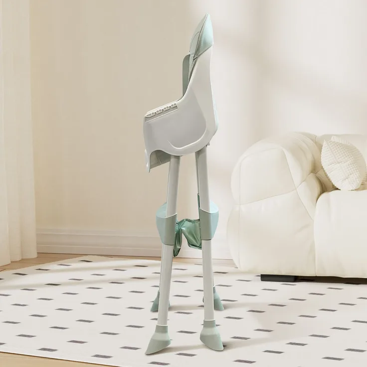 Baby Vivo 'Oscar' Design 2in1 Kinderhochstuhl türkis