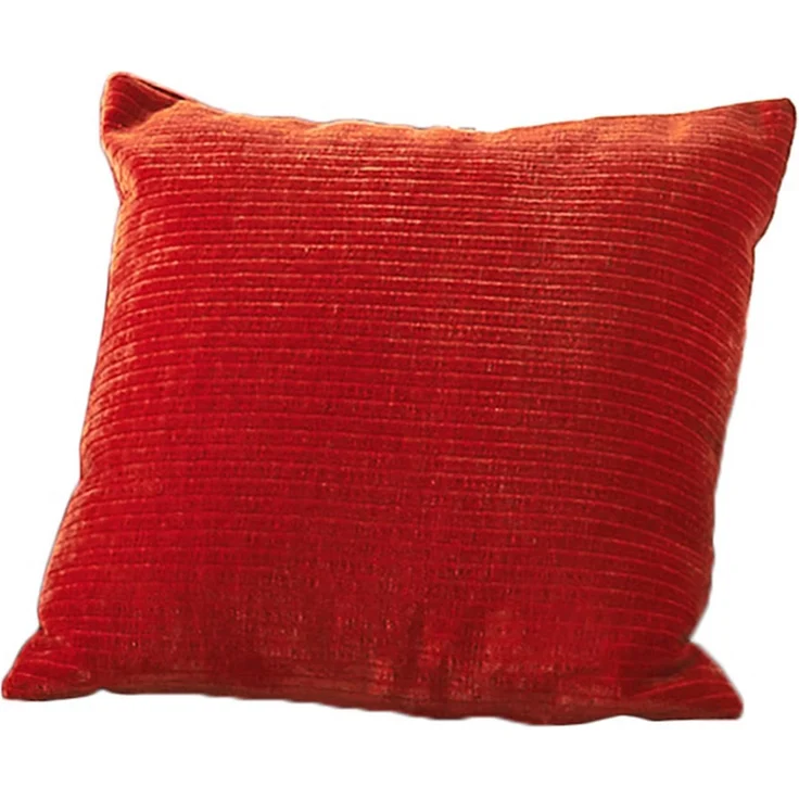 KAWOLA Spitzkissen SEPHI medium Cord Vintage rot 50 x 50 x 50 cm – Bild 3