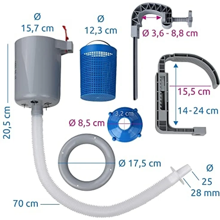 yourGEAR Pool yourGEAR Skimmer Duo - Pool Oberflächenskimmer für alle Becken – Bild 2
