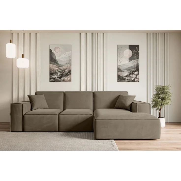 ALTDECOR Ecksofa SERRA-L, Sofa Praktische Bequeme Funktionsecke Couch L-Form Eckcouch, Corner Sofa U-Form Vielseitige Sofa Wohnlandschaft Wohnzimmer – Bild 1