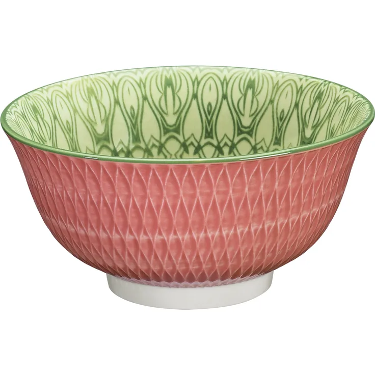 Bowl Schüssel Dessert-Schale Müslischale Ø18cm cilio AMICI Rauten rosa 107937