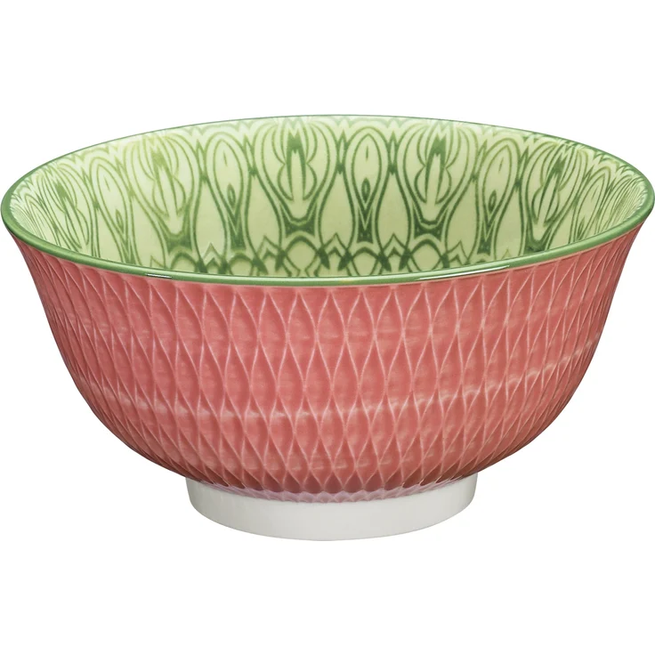 Bowl Schüssel Dessert-Schale Müslischale Ø18cm cilio AMICI Rauten rosa 107937 – Bild 1