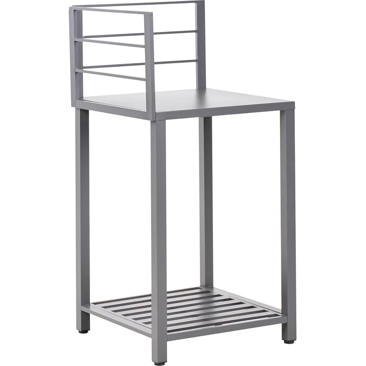 Outdoor-Küche 4er Set mit Spüle VIGGIANO Metall Grau – Bild 4
