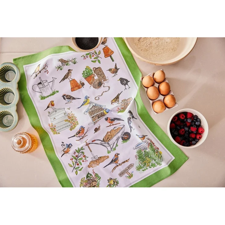 Ulster Weavers Geschirrtuch Garden Birds, (Set, 1-tlg, Set), perfekte Ergänzung für Ihre Küche, 100% Baumwolle, 48x74 cm – Bild 3