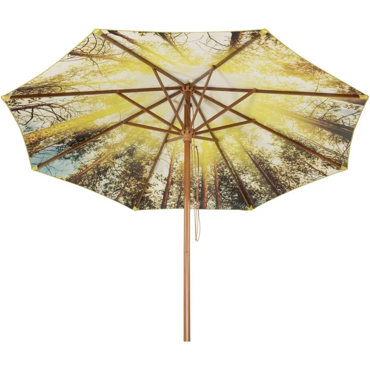 Sonnenschirm Malaga 300/8 Forest rund, Ø ca. 300 cm – Bild 3