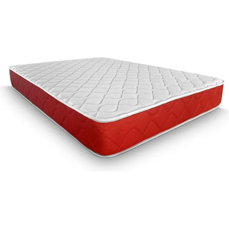 DUÉRMETE ONLINE Lite Viskoelastische Matratze, wendbar, fest und bequem, Höhe 23 cm, für Winter/Sommer, Weiß, 150x180 cm