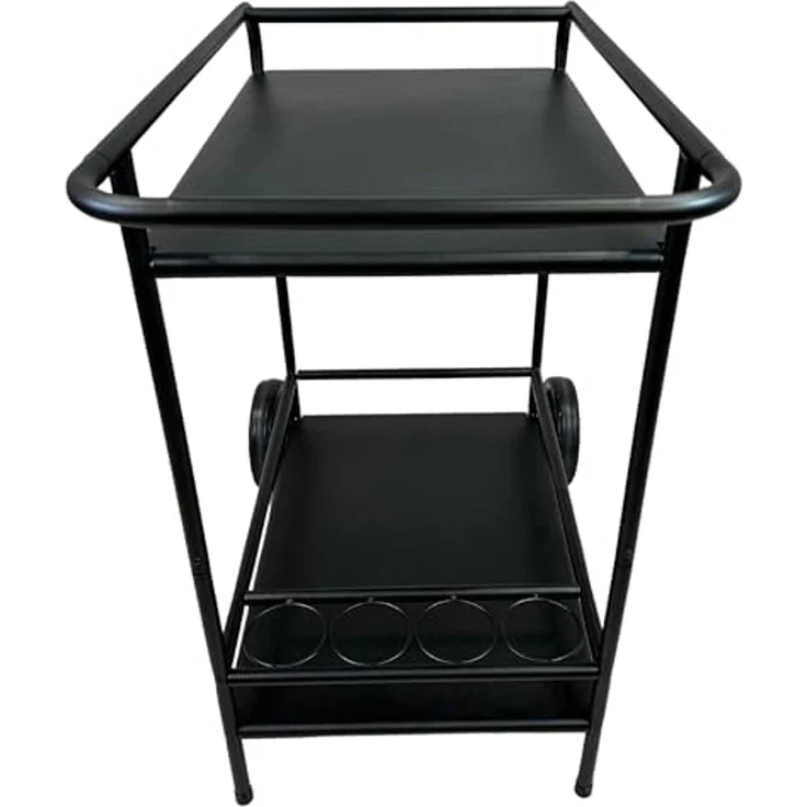 abc HOME Servierwagen Outdoor, zwei Ablageflächen, Flaschenhalterungen – Bild 5