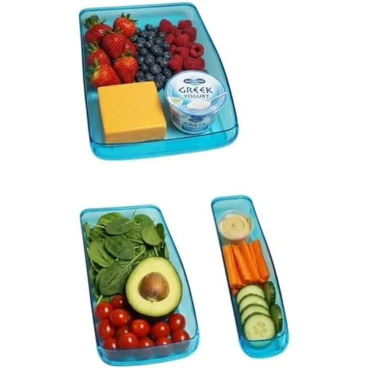 Provance Küchenorganizer-Set 3er Set Kühlschrank Organizer Lagerung Box, (Set, 3-tlg), 3er Set Organizer – Bild 1