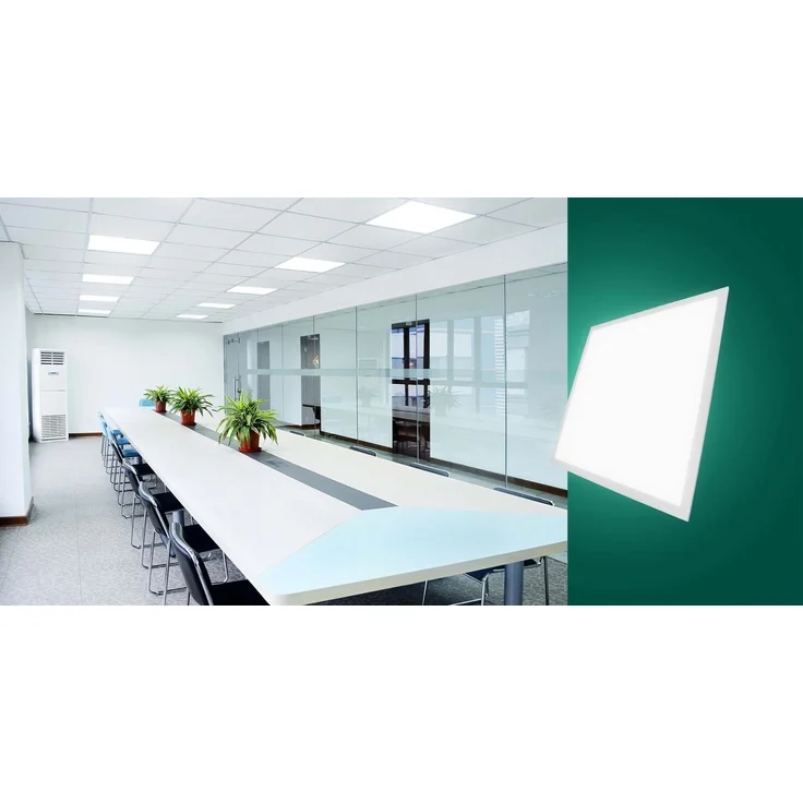 spectrum LED Einbauleuchte LED Panel 40W eckig 60x60cm weiß 5800lm 120° IP20 UGR<19 Neutral 4000K, Neutralweiß, UGR<19 – Bild 1