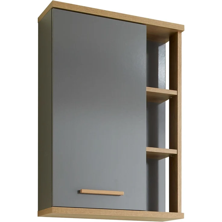 Pelipal Hängeschrank, Quickset 924, Quarzgrau Glanz/Riviera Eiche, 1 Tür, 1 Regal – Bild 2