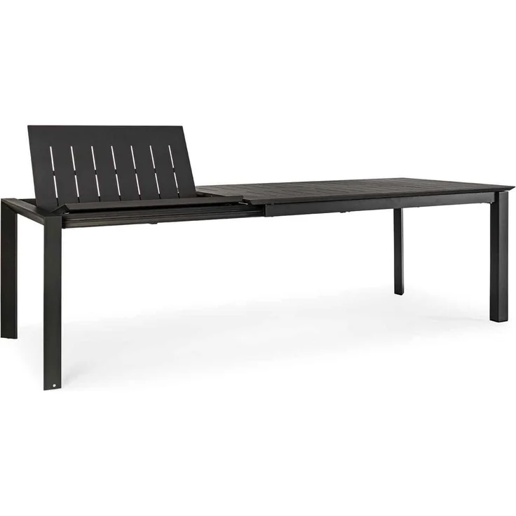 Gartentisch Ronoko Aluminium, modern ausziehbar, anthrazit, für 8-10 Personen, Outdoor – Bild 5