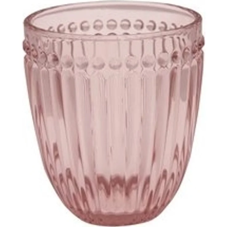 Greengate Glas Alice Glass Water pale pink 9 cm, Glass – Bild 4