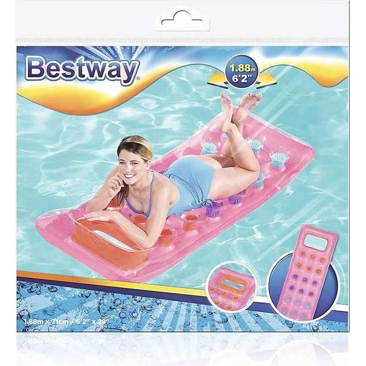 Bestway Badematr. Fashion Lounge (Pink, 188 x 71 cm) – Bild 3