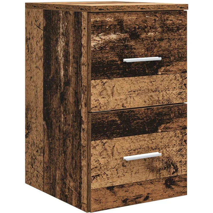 vidaXL Badezimmerschrank-Set 3 stk. Altholz 129 x 41 x 80 cm 3405833 – Bild 5