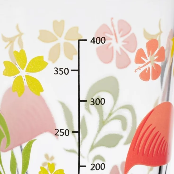 Relaxdays Trinkgläser 4er Set mit Flamingo-Motiv – Bild 8