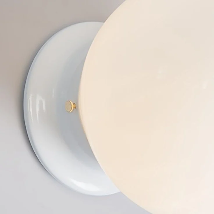 Qazqa Deckenleuchte Scoop, ohne Leuchtmittel, E27, Weiß, Retro, Glas, 1-flammig – Bild 5