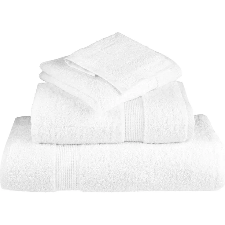 vidaXL Gästetuch SOLUND 10 pcs Weiß 15 x 21 cm 550 gsm 137114 – Bild 2