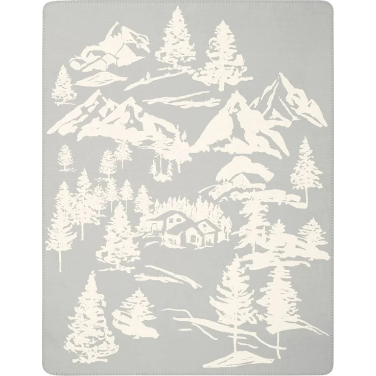 Wohndecke Mountain Dreams, Biederlack, romantischer Winter in den Bergen – Bild 4