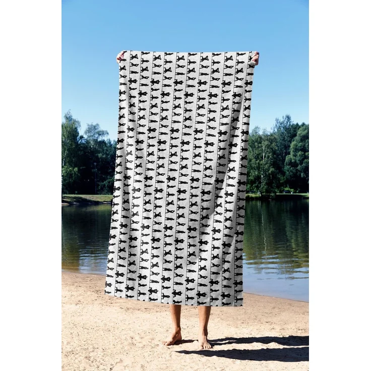 Mijolnir 'My Hand Faster 90' Strandtuch, Mehrfarbig, 90 x 150 cm – Bild 3