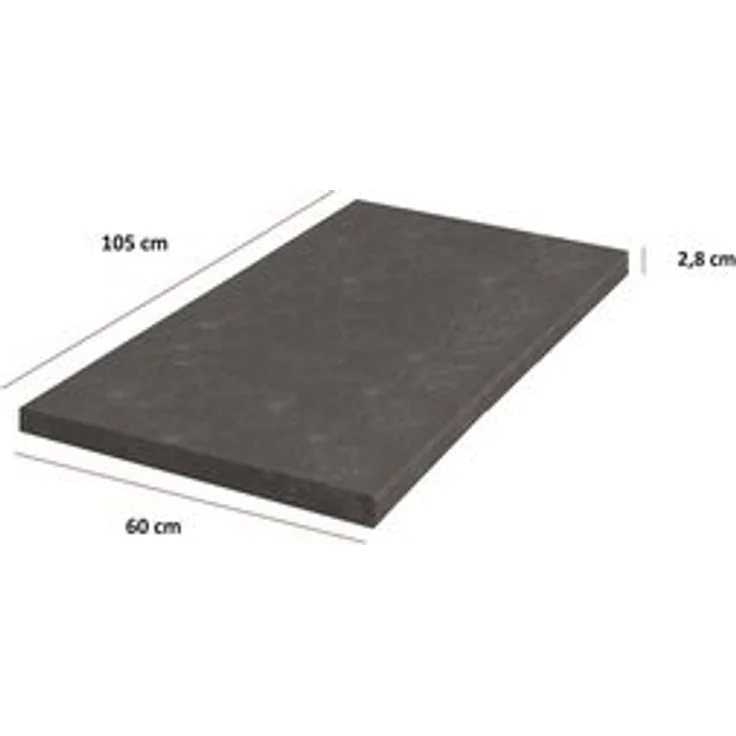 Küchen Arbeitsplatte Metallic Brown 105 cm 28 mm Bianca Grey Rose Küchenzeile – Bild 6