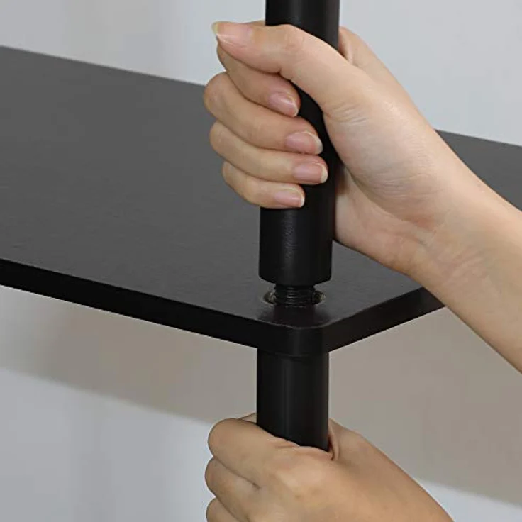 Furinno Entertainment/TV-Regal mit unterschiedlichen Ablageflächen, Walnuss, 29. 72x29. 72x41. 15 cm – Bild 9