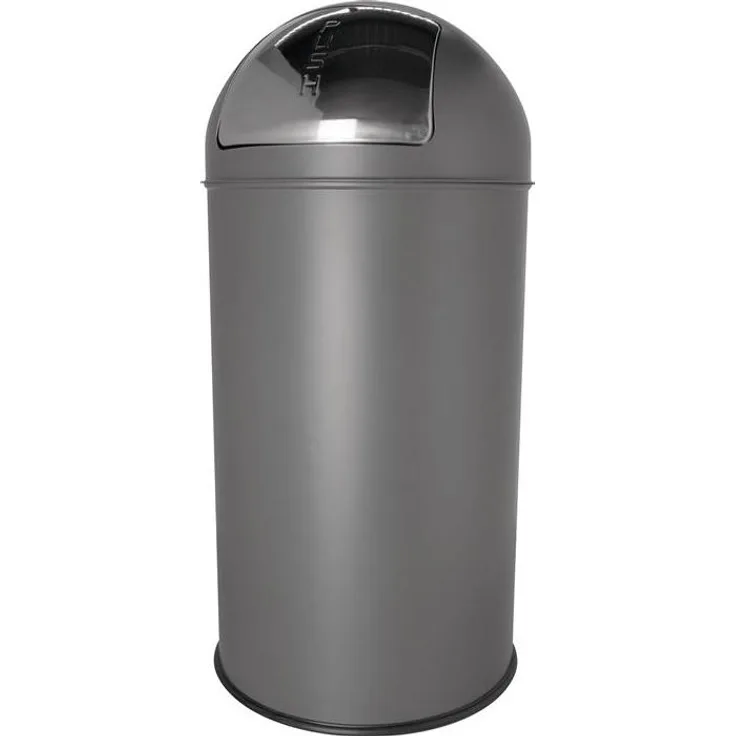 Abfallsammler Ø314xH650mm 30l mittelgrau HELIT ""