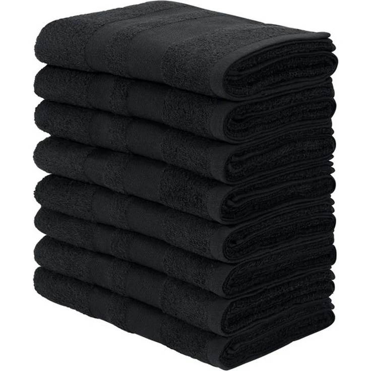OTTO home Handtücher Vanessa, als Set und Serie erhältlich, 8 Handtücher, 50x100cm, Walkfrottee (Set, 8-St), Handtücher mit Bordüre, 100% Baumwolle, einfarbig, weich – Bild 4
