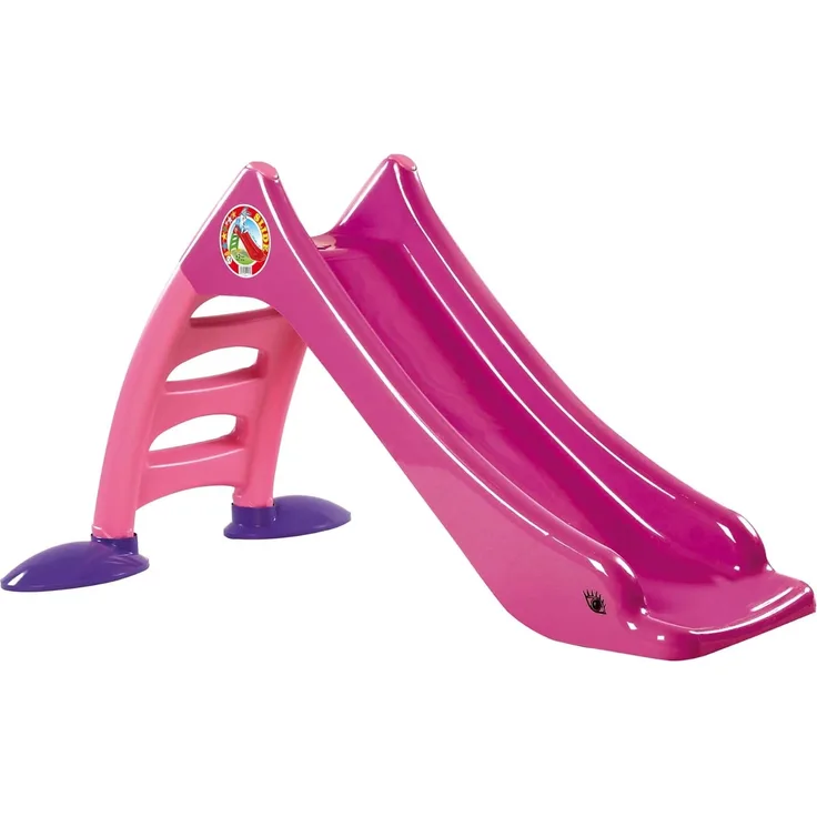 Dohany 2in1 Kinderrutsche Wasserrutsche freistehend Rutschbahn Rutschlänge 120 cm (pink)